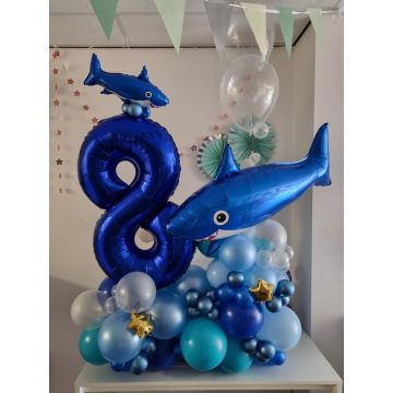 Ballon decoratie haai