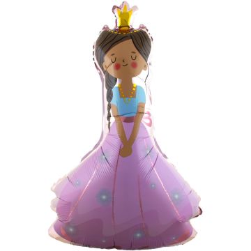 Folieballon prinses, pretty princess, ballon prinsessen